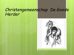 PowerPoint-presentatie - evkringdegoedeherder.nl