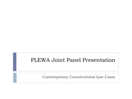 PLEWA joint panel presentation [MS PowerPoint Document, 132.7 KB]