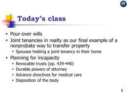 Pour-over wills and revocable trusts in modern estate planning
