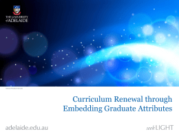 BLTT: Curriculum renewal through embedding graduate attributes