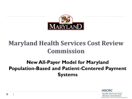 New All-Payer Model