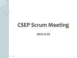 CSEP Meeting - OpenFoundry