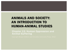 Othering - Animals and Society Institute