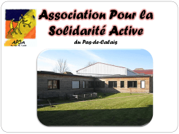 Association Pour la Solidarité Active du Pas-de-Calais
