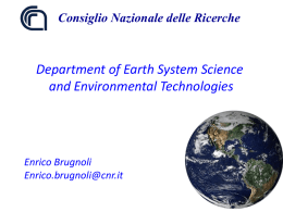Department of Earth System Science and Environmental