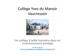 Document - Collège Yves du Manoir