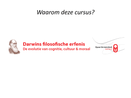 kunt u hier downloaden - Darwins Filosofische Erfenis