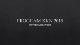 Program KKN - lppm unsil