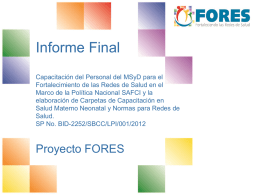 UFM - foresbolivia.org
