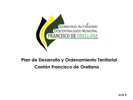 UOT_Concejales - Gobierno Municipal Francisco de Orellana