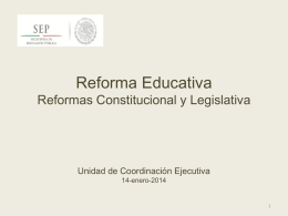 Reforma Educativa Reunión Delegados-UCE