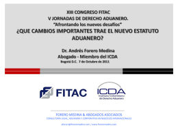 Que Cambios Importantes Trae el Nuevo Estatuto Aduanero