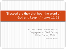 PowerPoint - Laestadian Lutheran Church