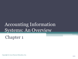 an overview - Department of Accounting and Information Systems