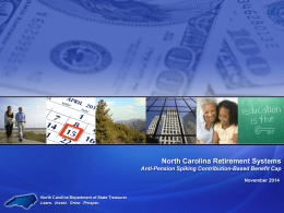Pension Spiking Webinar PowerPoint Presentation