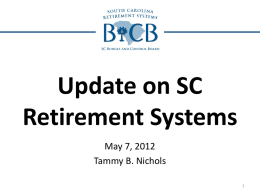 Planning for Retirement
