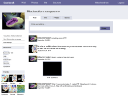 Mitochondrion Facebooknickandrew