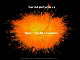 32 Small world networks