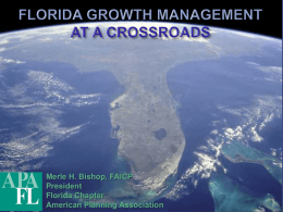 Florida Growth Management at a Crossroads