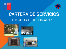 Cartera de Servicios - Hospital de Linares