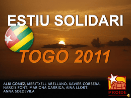 Estiu Solidari Togo 2011