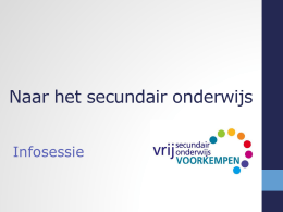 Presentatie infoavonden