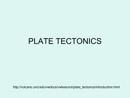 PLATE TECTONICS - Londonderry School District