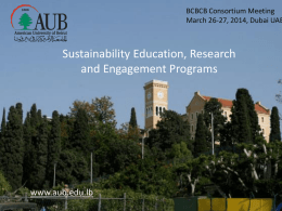 AUB-sustainability-presentation
