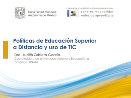 Presentaci&oacute;n - Seminario de Educaci&oacute;n Superior de la UNAM