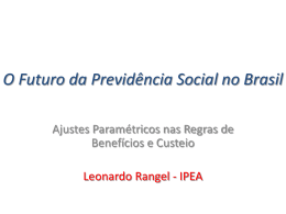 Apresentação do PowerPoint - Ministério da Previdência Social