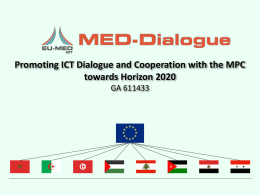 MED Dialogue - NEM Initiative