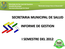 Diapositiva 1 - Alcaldía de San José del Guaviare