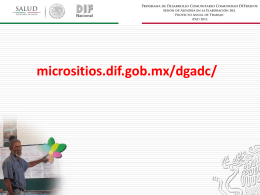 Diapositiva 1 - Micrositios DIF