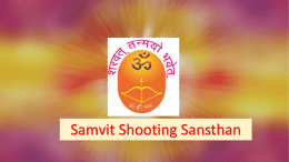 A shooter from Samvit Shooting Sansthan in Indian Team team
