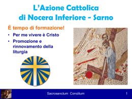 Scarica il powerponint sulla Sacrosanctum Concilium