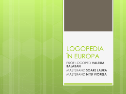 Logopedia in Europa