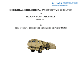 Smiths Detection - Chemical Biological Protective Shelters