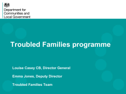 Troubled Families presentation