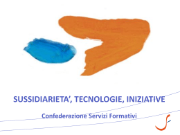 scarica slide - Federazione Servizi Formativi