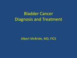 Bladder Cancer - California Cancer Registrars Association