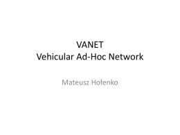 VANET Vehicular Ad