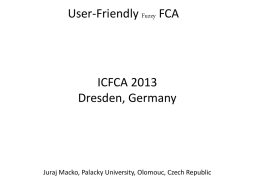 User-Friendly Fuzzy FCA