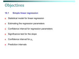 Linear regression and inference