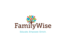 Agency PowerPoint - FamilyWiseServices.org