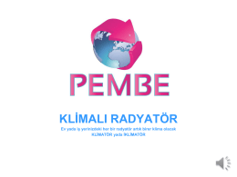 İKLİMATÖR - Pembe Limited