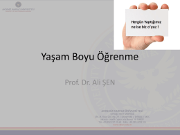 Slide 1 - Prof. Dr. Ali Şen`in Resmî Web Sitesi