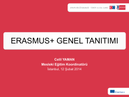 Erasmus+ : Genel Tanıtım