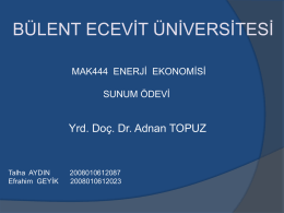 nükleer enerji - Bülent Ecevit Üniversitesi