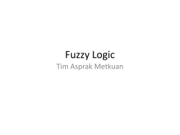 LKP 4 – Fuzzy Logic