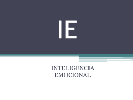 8. Inteligencia Emocional - PPT